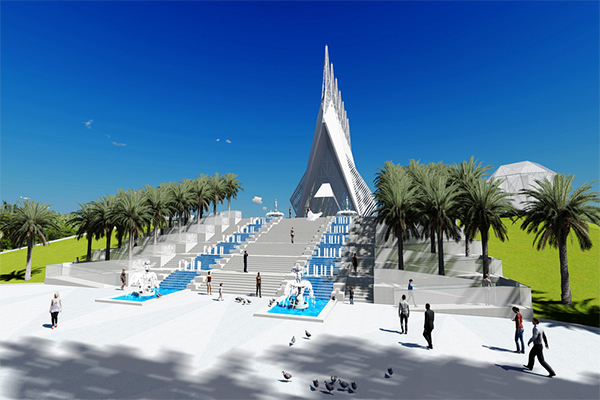 毛里求斯伊甸園文化廣場(chǎng)吊式<a href='http://www.jshnzg.com' target='_blank'><u>彈簧減震器</u></a>
