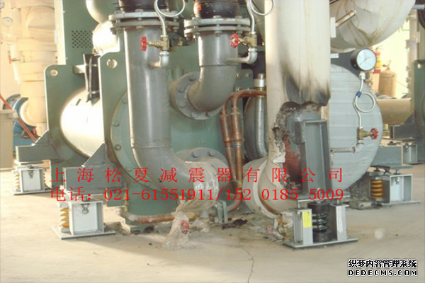 冷水主機ZTF可調式<a href='http://www.jshnzg.com' target='_blank'><u>彈簧減震器</u></a>使用案例